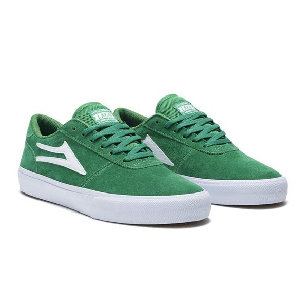 LaKai Manchester Green/White Skate Shoes Womens | Australia EM4-9902